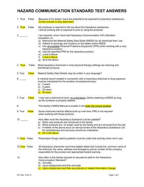 osha 30 test cheat sheet